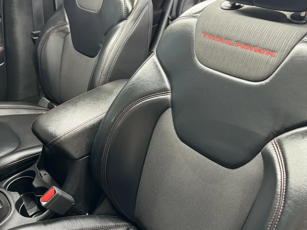Clean, conditioned seats after an interior detail